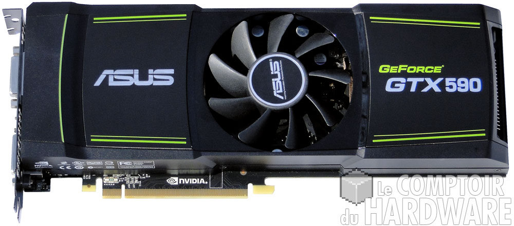 ASUS GTX 590 recto