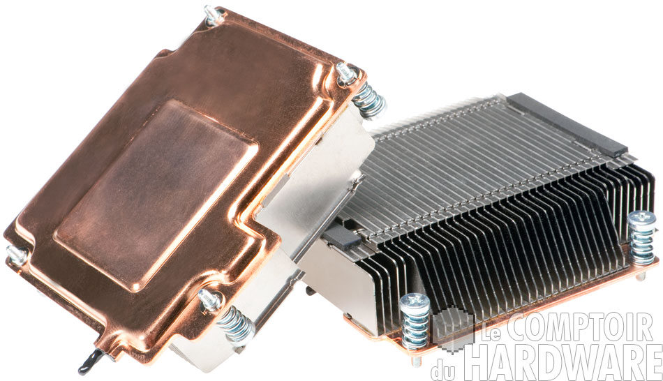 les deux radiateurs de la GTX 590