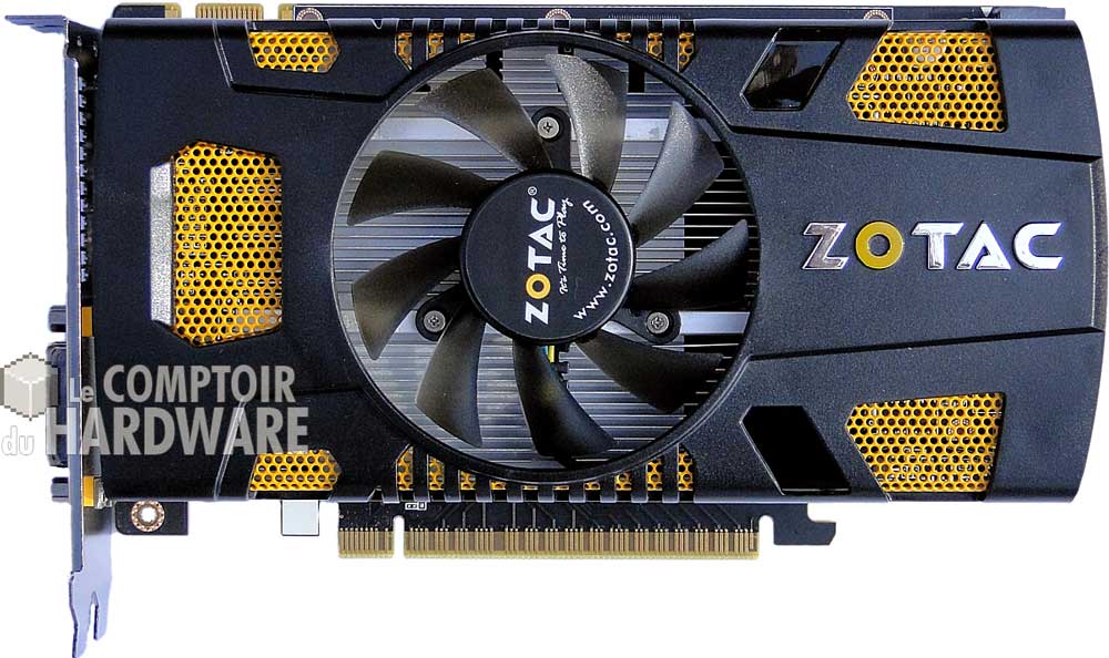Zotac GTX 550 Ti AMP! recto
