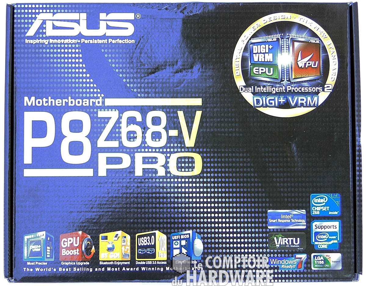 Boite P8Z68-V Pro recto