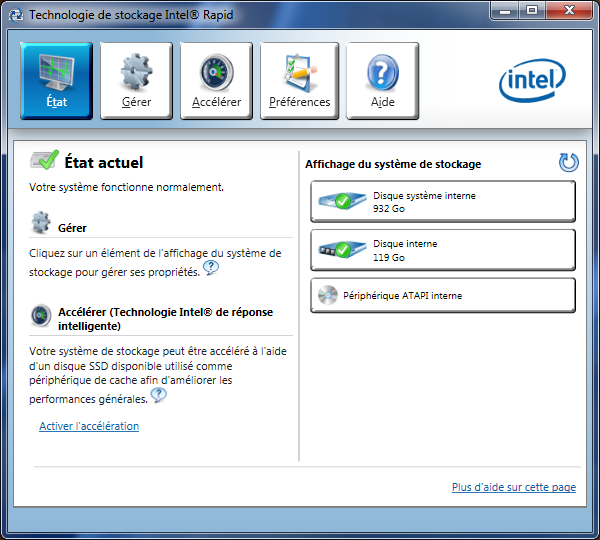 Intel RST 10.5