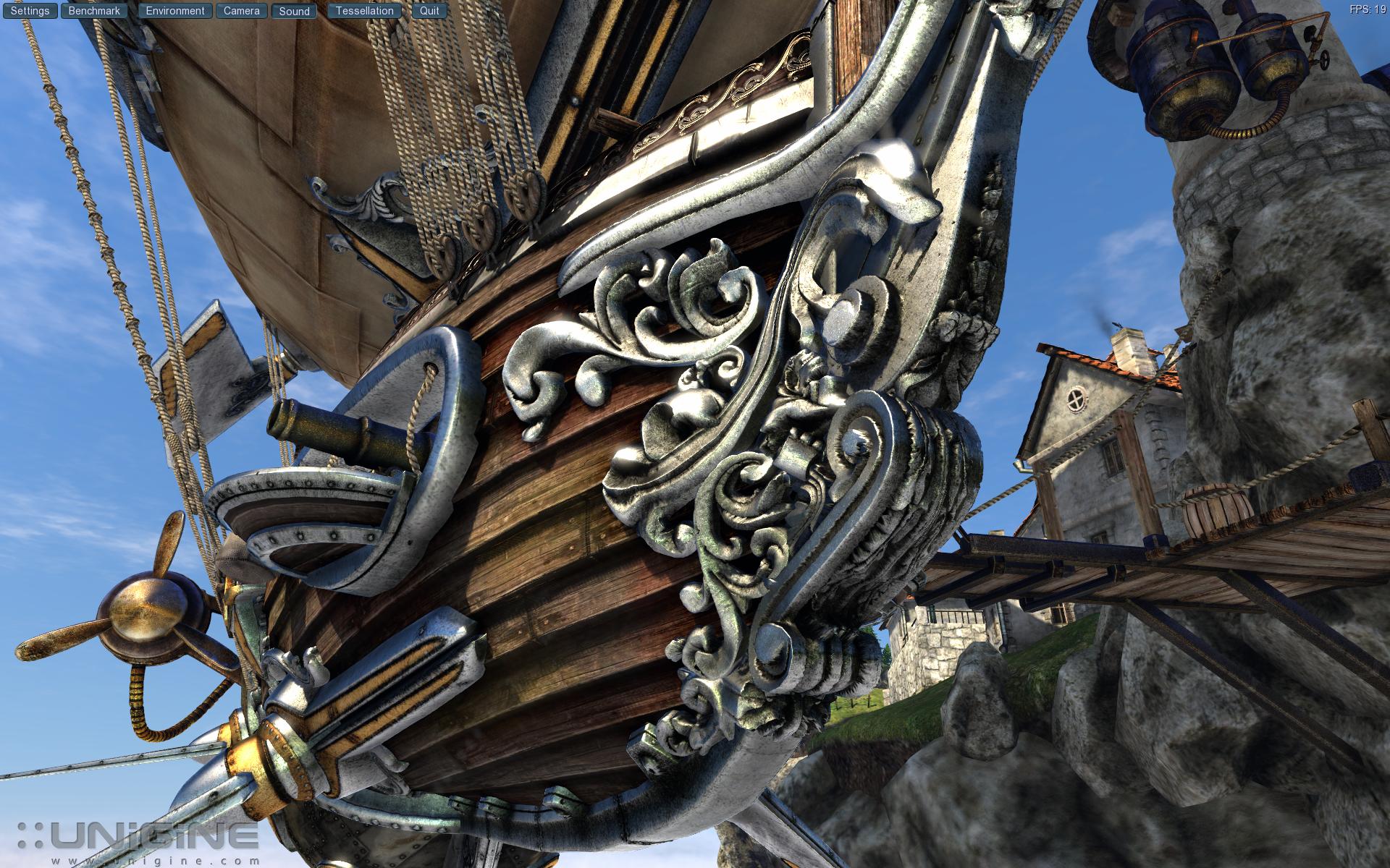 screen Unigine heaven 4.0