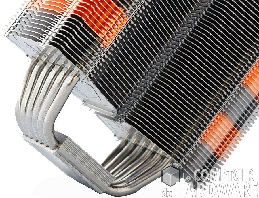 Prolimatech Super Mega - détail caloducs