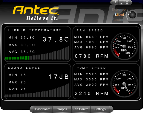 chillcontrol silent mode