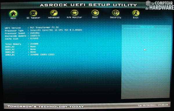 asrock p67 transformer uefi ami
