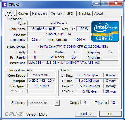 Overclocking bus 3960X