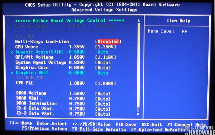 gigabyte z68xp ud4 bios mit voltage