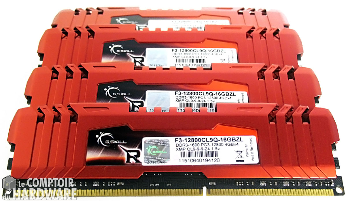 G.Skill RipjawsZ F3-12800CL9Q-16GBZL Kit