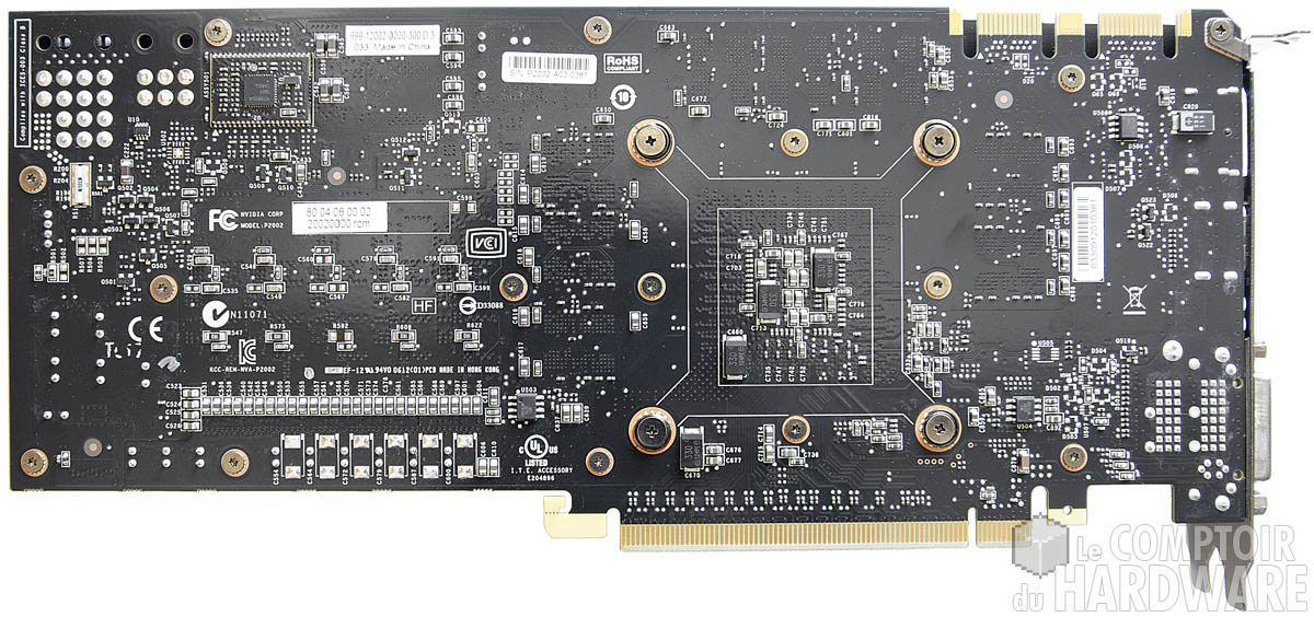 nVIDIA GTX 680 : face arrière