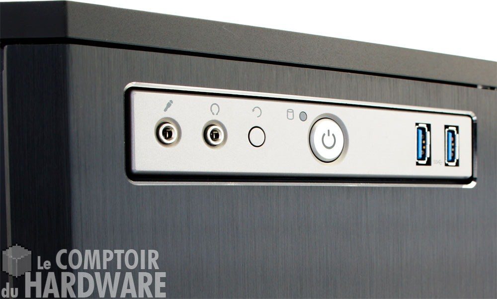 obsidian 550d - front panel