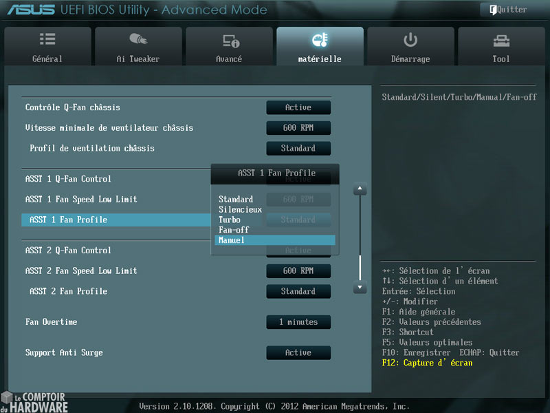 sabertooth z77 uefi materiel ventilation option 40mm