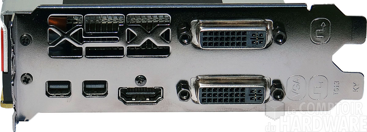 XFX R7870 Overclocked Double Dissipation : connecteurs