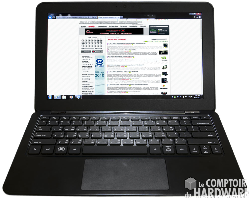 gigabyte x11 ouvert face à vous