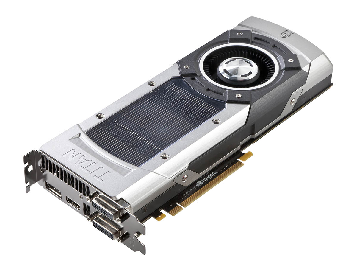 nVIDIA GeFORCE GTX Titan : vue 3/4
