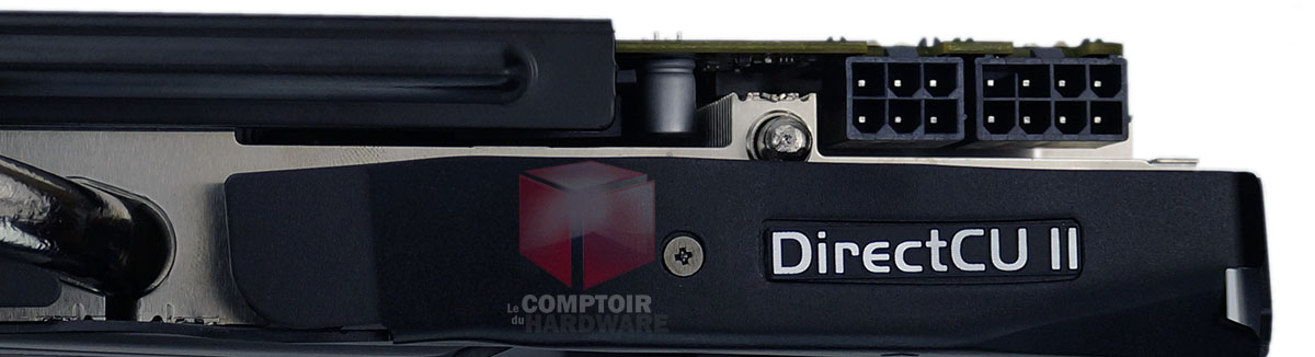 Asus R9 280X DirectCU II TOP : alimentation
