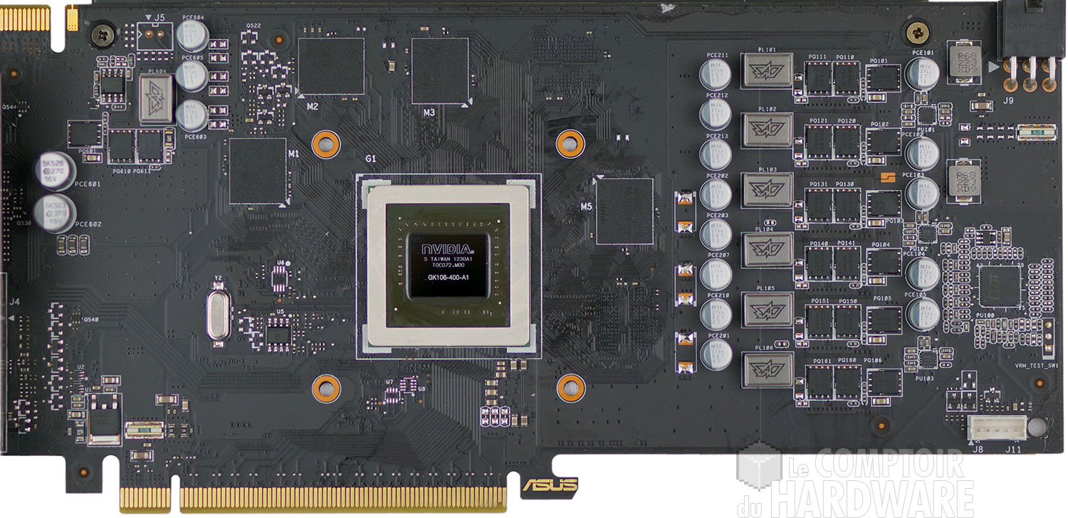 Asus GTX 660 DirectCU II TOP : carte nue