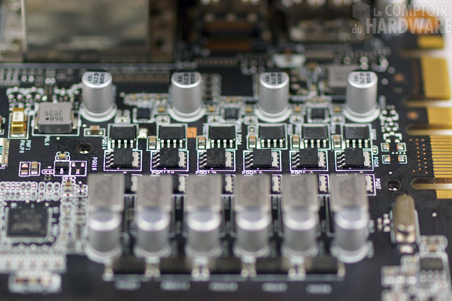 Asus GTX 670 DirectCU II TOP : étage dalimentation