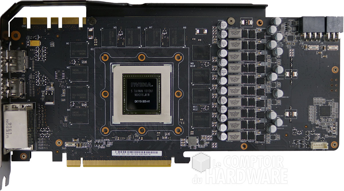 Asus GTX 780 DirectCU II TOP : carte nue