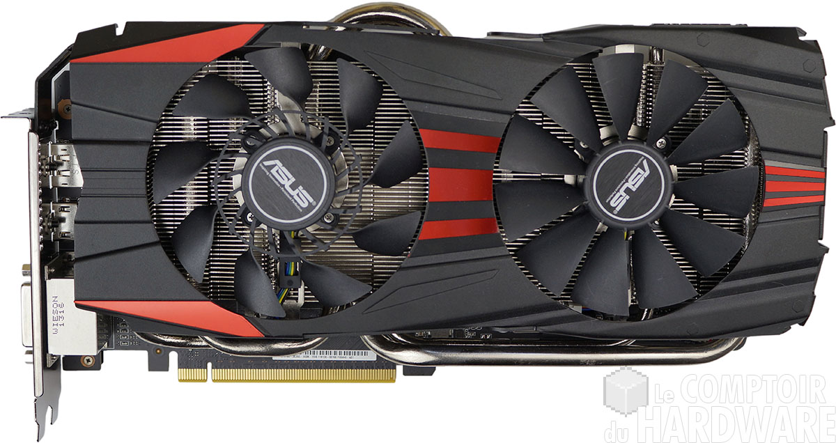 Asus GTX 780 DirectCU II TOP : face avant