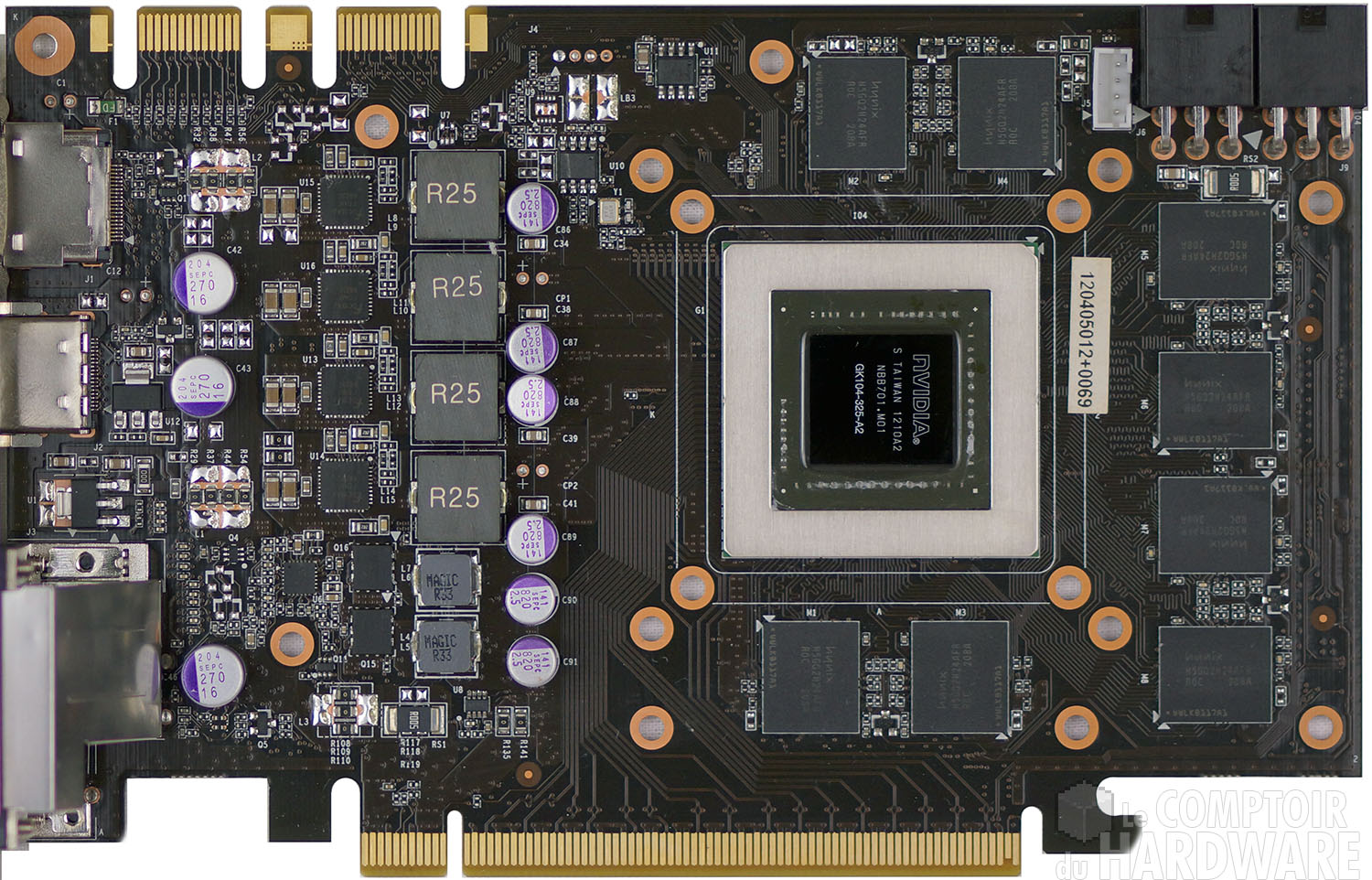 Gainward GTX 670 Phantom : carte nue