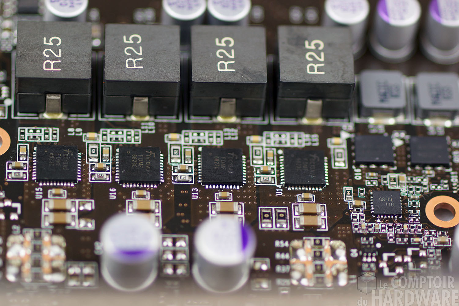 Gainward GTX 670 Phantom :étage dalimentation