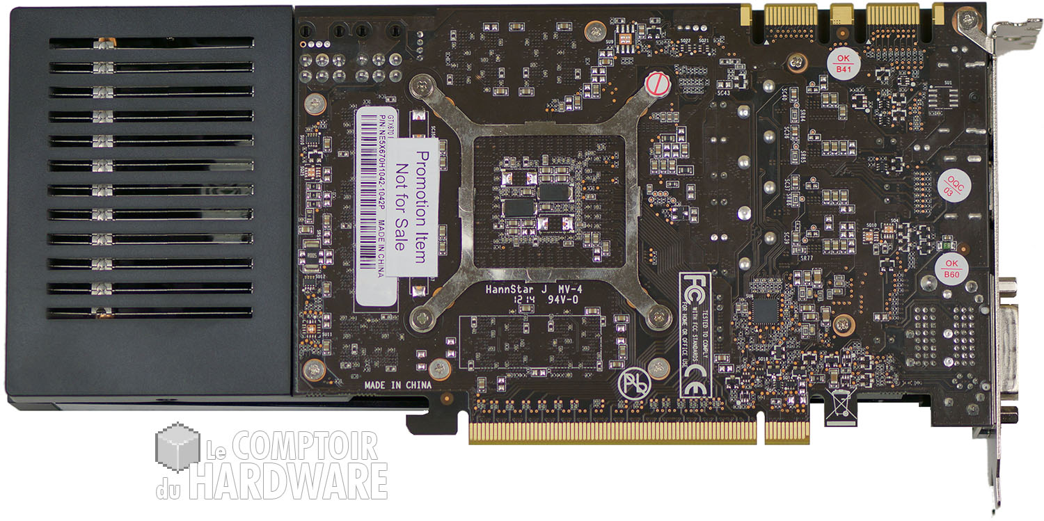 Gainward GTX 670 Phantom : face arrière