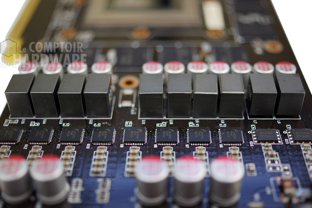 Gainward GTX 780 Phantom :étage dalimentation