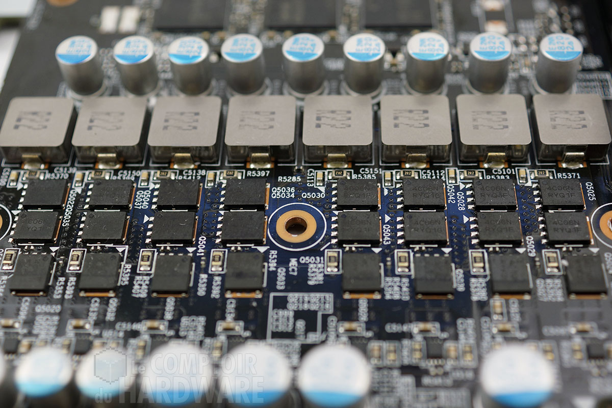 Gigabyte GV-N770OC-2GD : l'étage d'alimentation