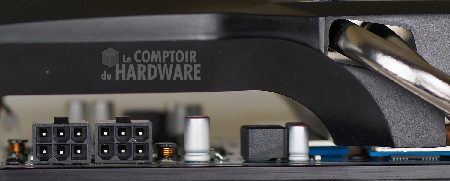 HIS RADEON HD 7870 IceQ Turbo : alimentation