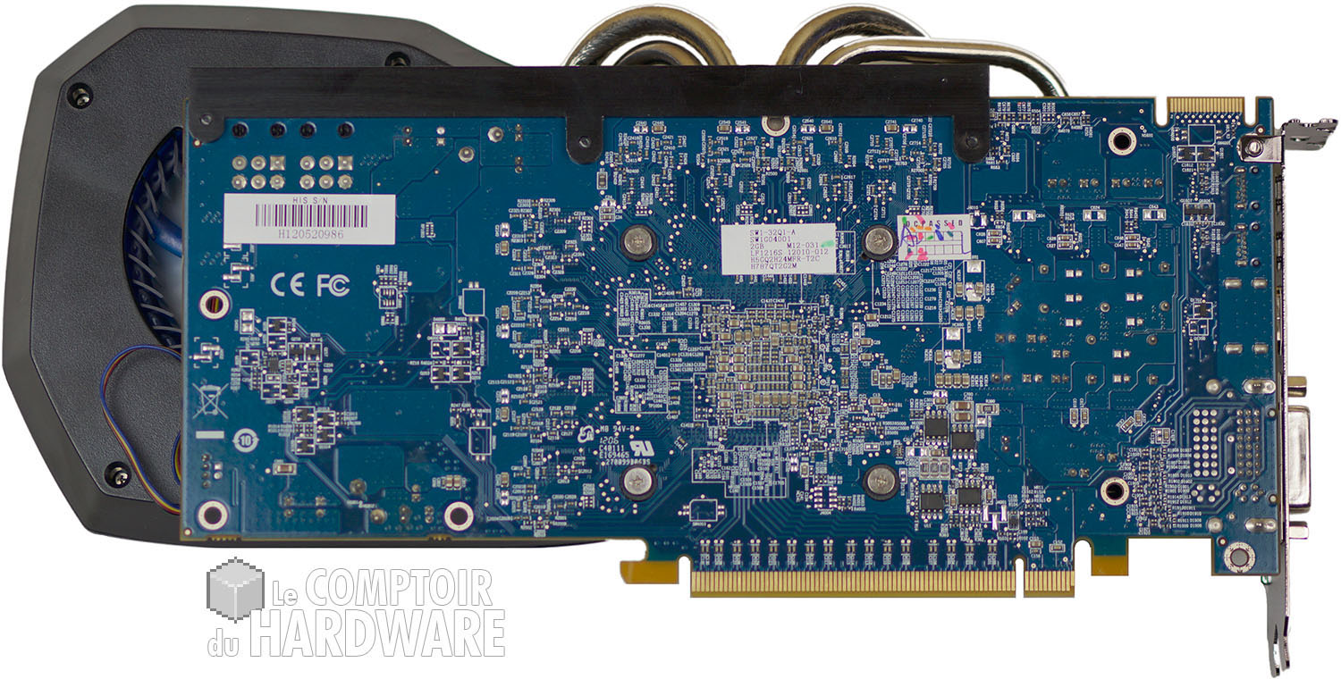 HIS RADEON HD 7870 IceQ Turbo : face arrière