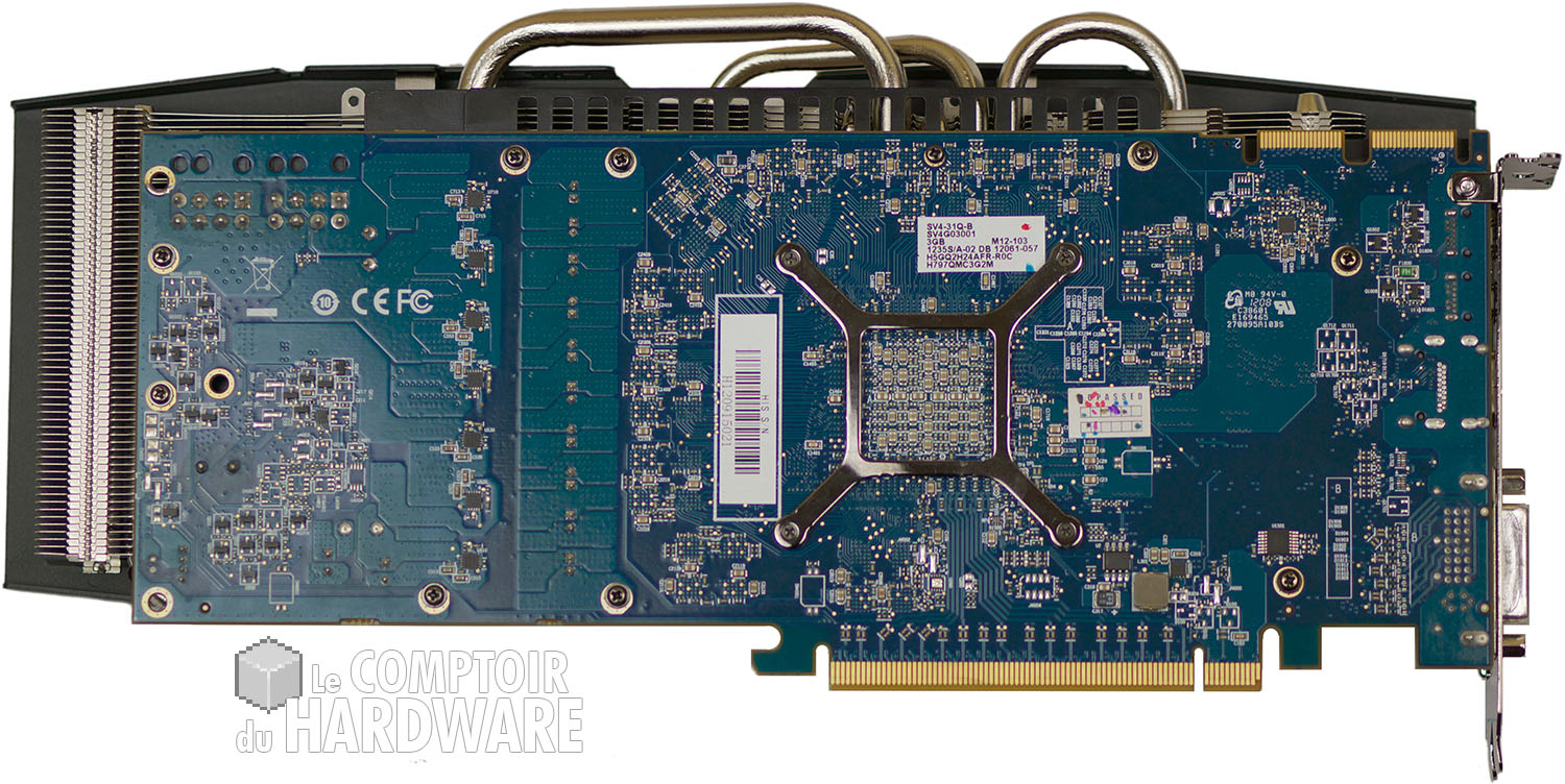 HIS RADEON HD 7970 IceX² GHz Edition : face arrière