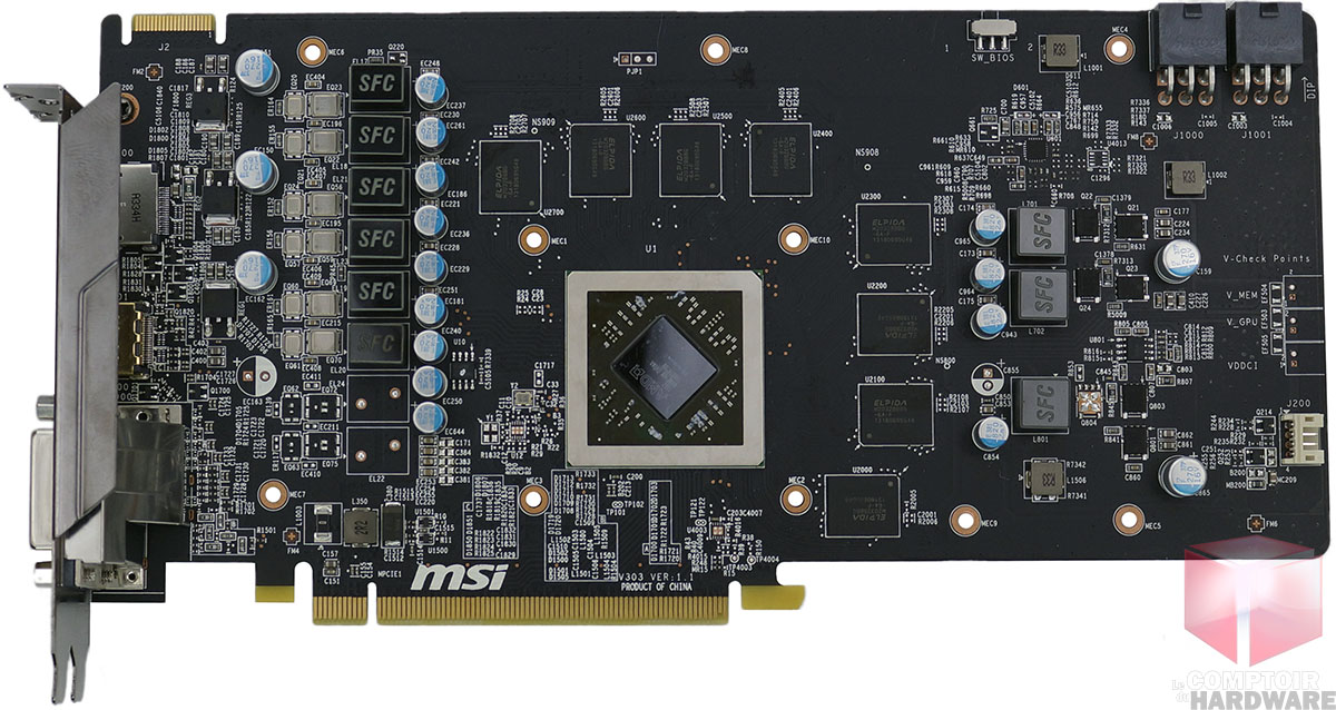 MSI R9 270X Gaming : carte nue