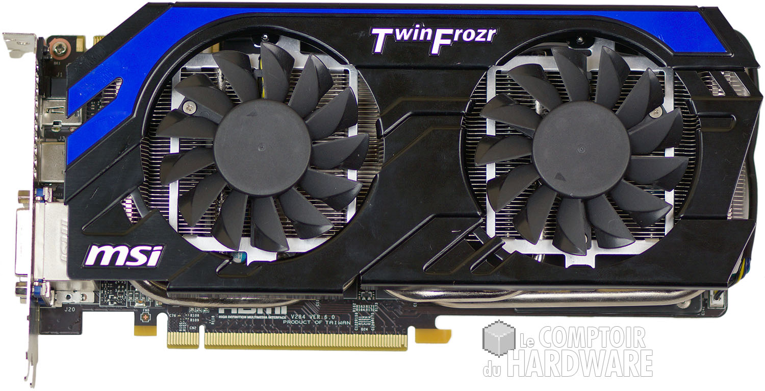 MSI N660 Ti Power Edition : face avant