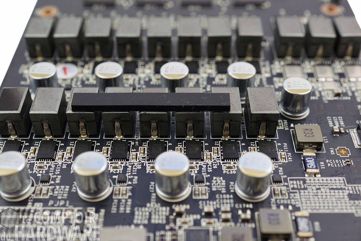 MSI N780 Lightning : l'étage d'alimentation