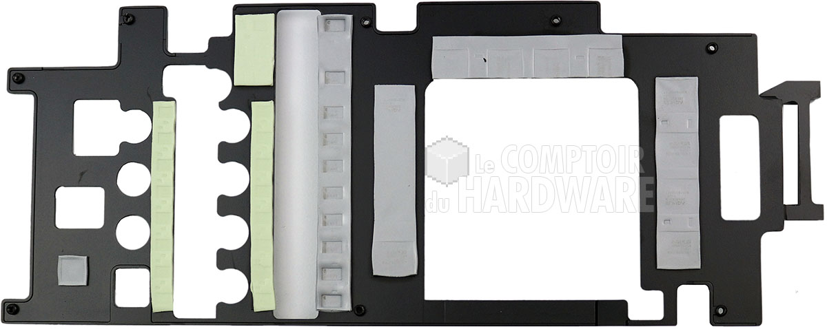 MSI N780 Lightning : radiateur mémoire et phases