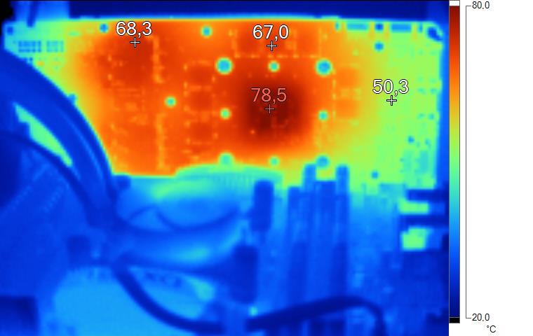 Image thermique GeFORCE GTX 770 en charge