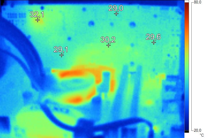 Image thermique GeFORCE GTX 770 au repos
