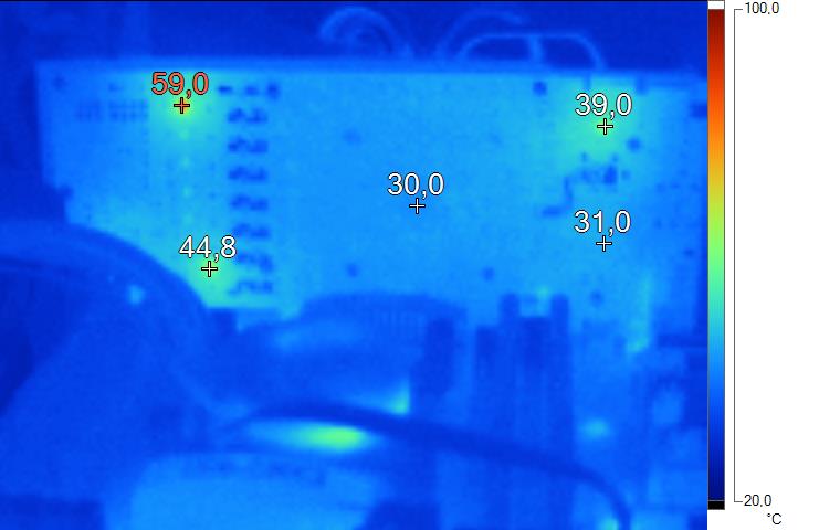 Imagerie Thermique HIS HD 7950 IceQ Boost Clock au repos