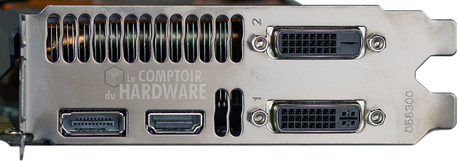 Zotac GTX 680 AMP! : connecteurs