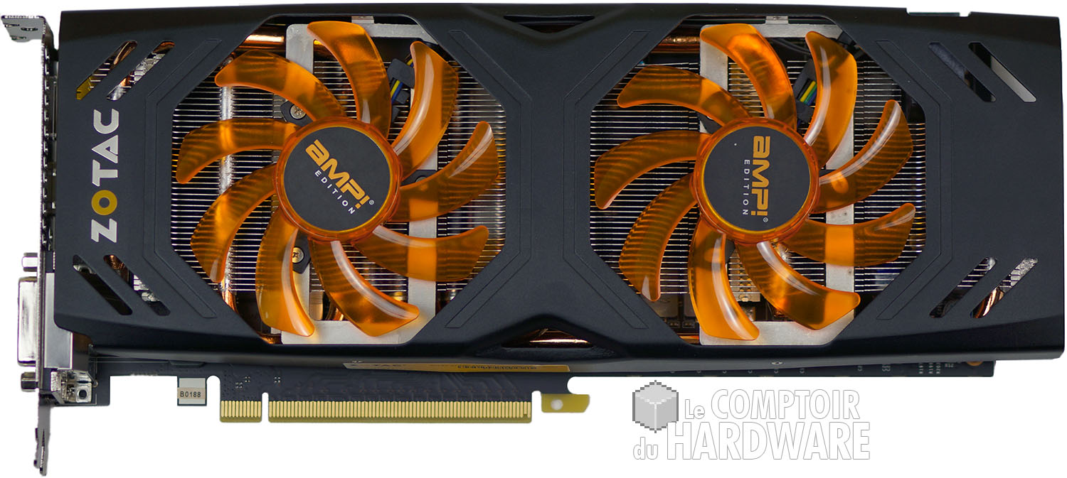 Zotac GTX 680 AMP! : face avant