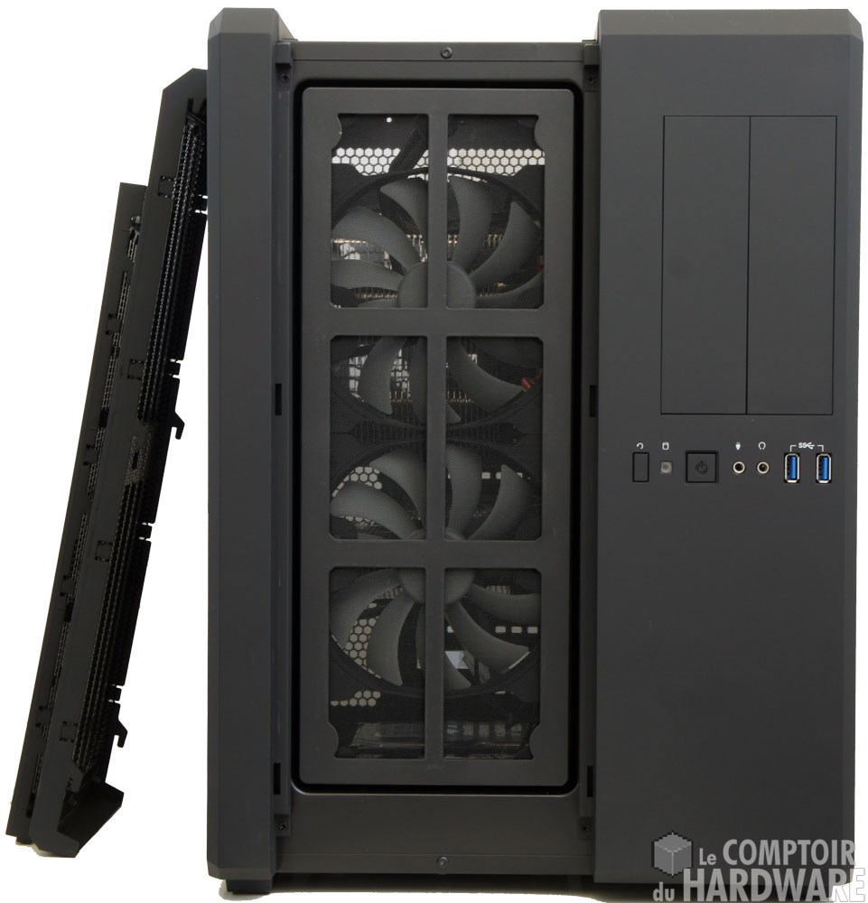 Air 540 - AF140L et filtre en façade