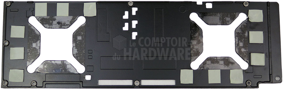 HIS RADEON HD 7990 : backplate
