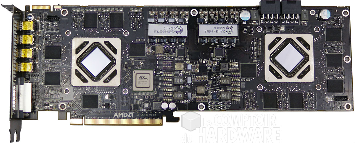 HIS RADEON HD 7990 : carte nue