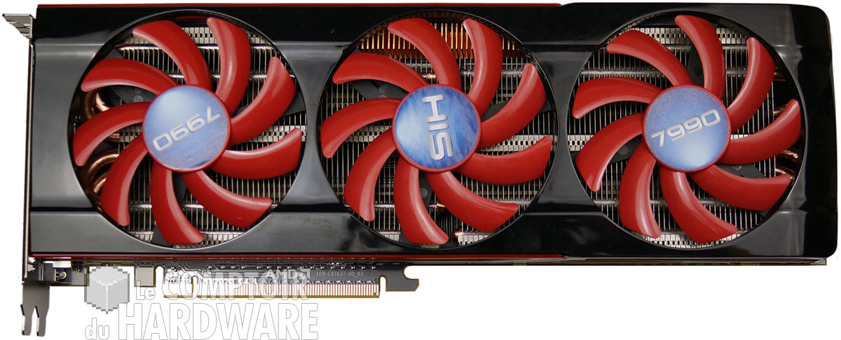 HIS RADEON HD 7990 verso