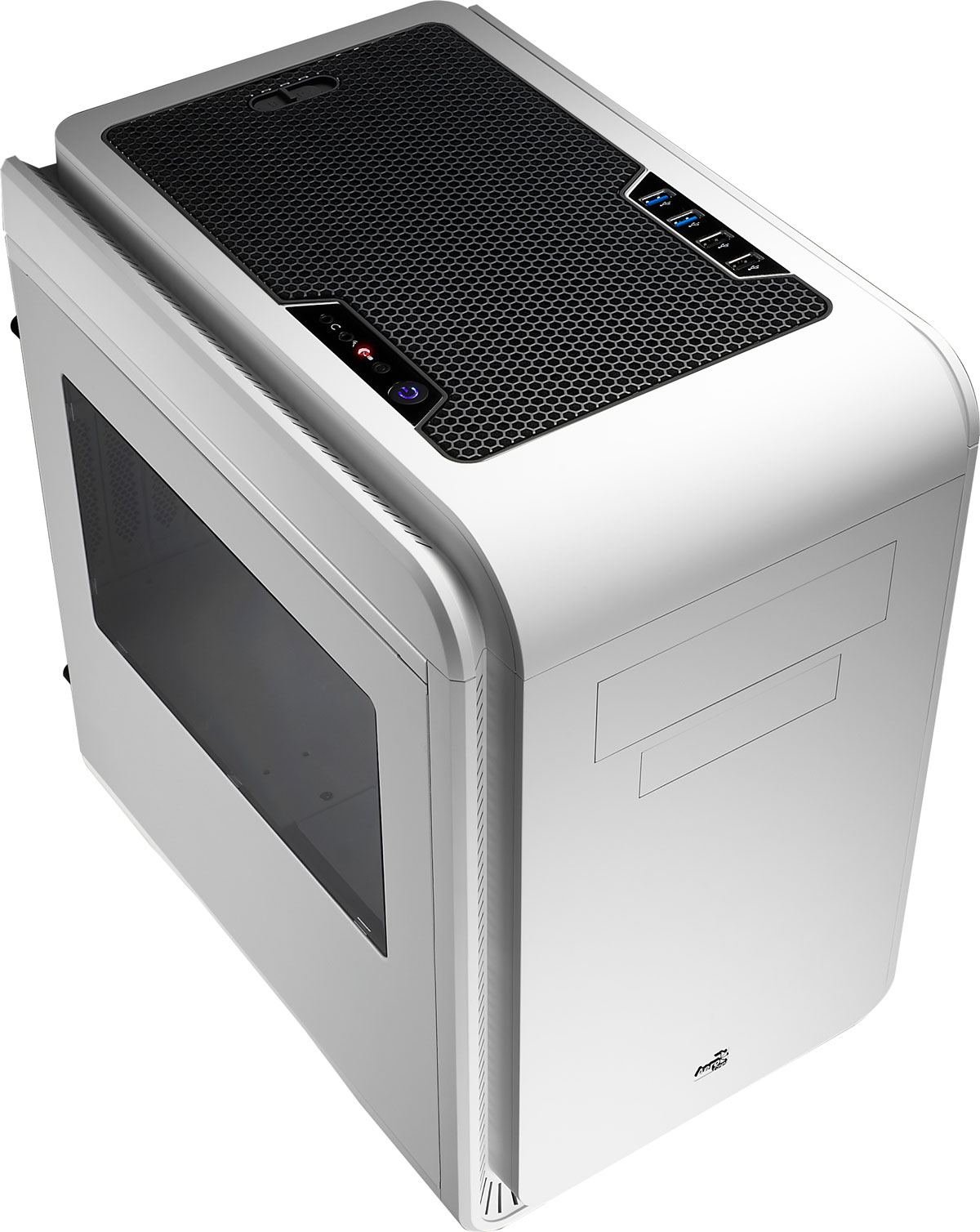 Aerocool DS cube blanc - iso avant