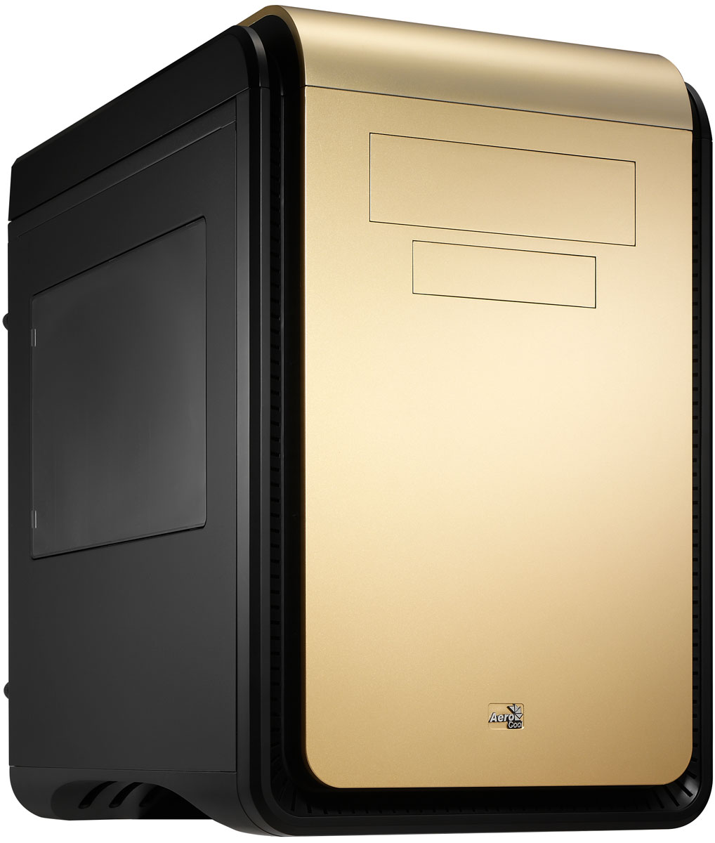 Aerocool DS cube window or - trois quarts avant