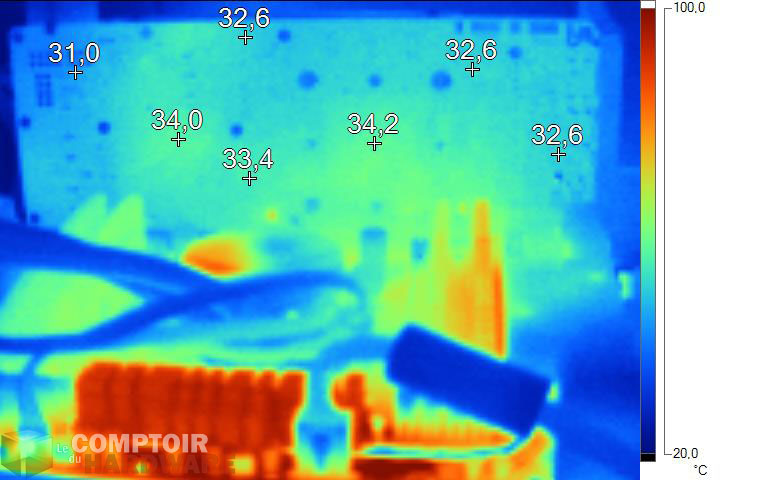 Image thermique GeFORCE GTX 780Ti au repos
