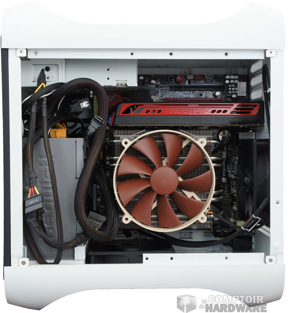 Vue sans le support de HDD