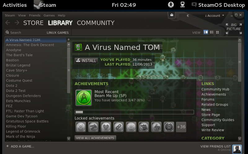 Oooh ! Tout comme Windows, quelques jeux en moins.