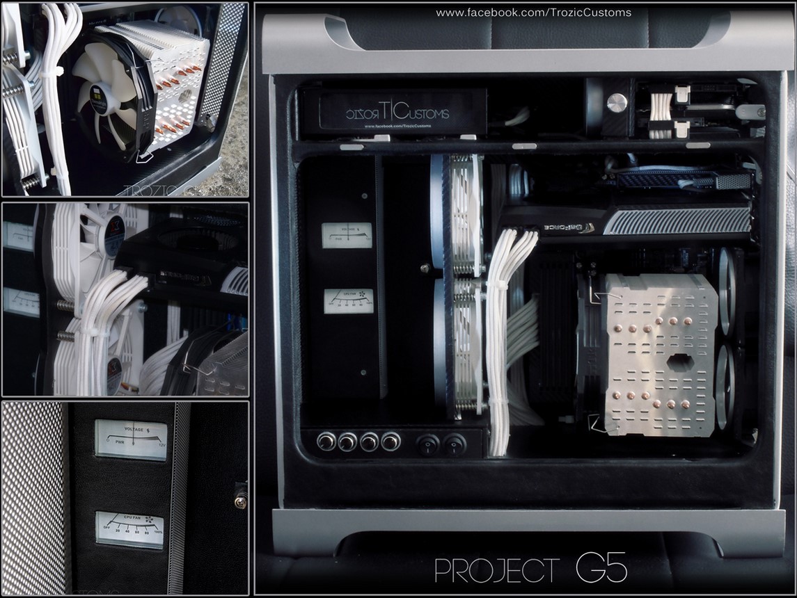 Modding : Mirza Trozic - Power Mac G5 : Le modding cest aussi pas mal de récup.